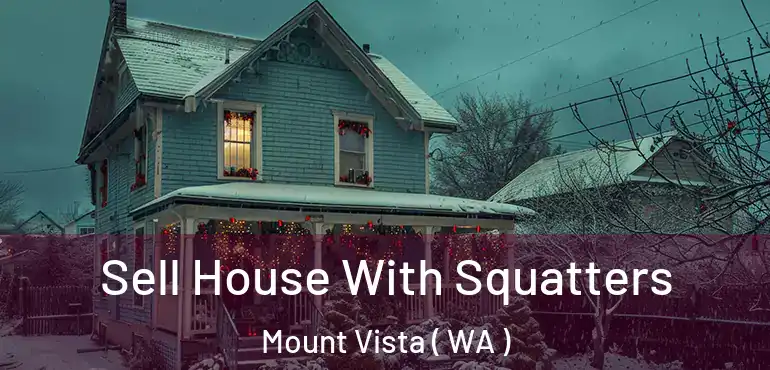  Sell House With Squatters Mount Vista ( WA )