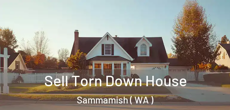  Sell Torn Down House Sammamish ( WA )