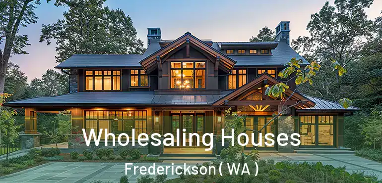  Wholesaling Houses Frederickson ( WA )